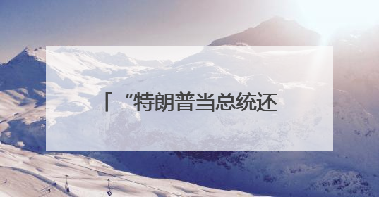 “特朗普当总统还剩3.5年，我会活跃40多年”