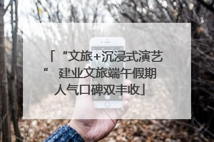“文旅+沉浸式演艺” 建业文旅端午假期人气口碑双丰收