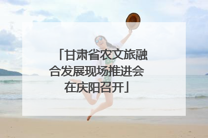 甘肃省农文旅融合发展现场推进会在庆阳召开