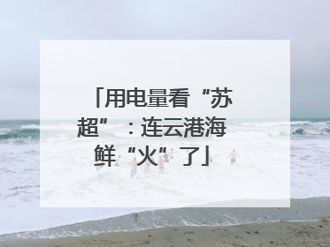 用电量看“苏超”：连云港海鲜“火”了