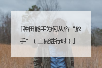 种田能手为何从容“放手”（三夏进行时）