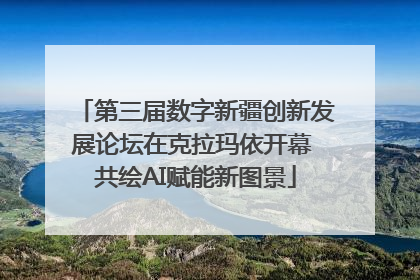 第三届数字新疆创新发展论坛在克拉玛依开幕 共绘AI赋能新图景