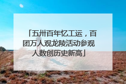 五卅百年忆工运，百团万人观龙陵活动参观人数创历史新高