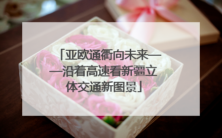 亚欧通衢向未来——沿着高速看新疆立体交通新图景