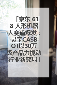 京东 618 人形机器人赛道爆发：灵宝CASBOT以30万级产品力搅动行业新变局