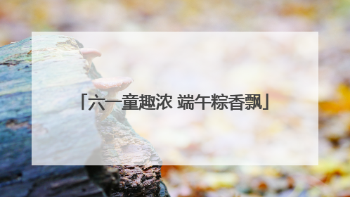 六一童趣浓 端午粽香飘