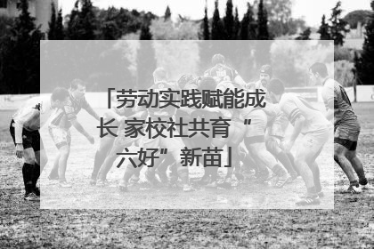 劳动实践赋能成长 家校社共育“六好”新苗