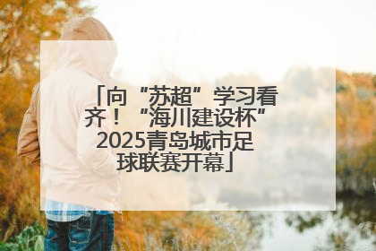 向“苏超”学习看齐！“海川建设杯”2025青岛城市足球联赛开幕