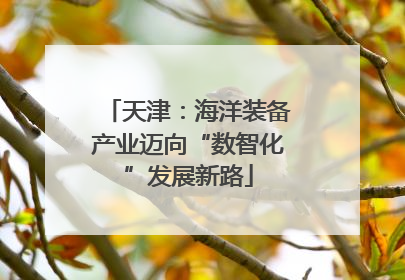 天津：海洋装备产业迈向“数智化”发展新路