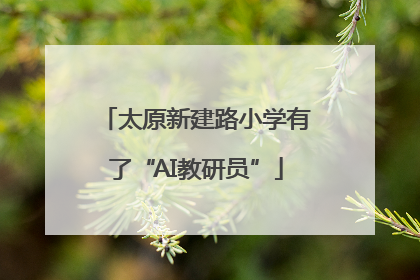 太原新建路小学有了“AI教研员”