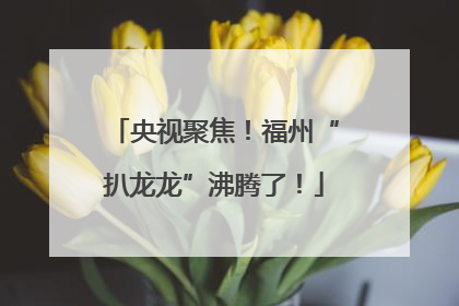 央视聚焦！福州“扒龙龙”沸腾了！