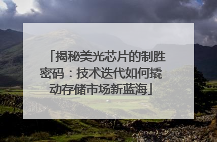 揭秘美光芯片的制胜密码：技术迭代如何撬动存储市场新蓝海