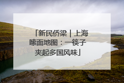 新民侨梁｜上海嗦面地图：一筷子夹起多国风味