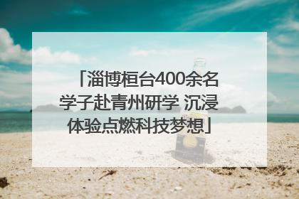 淄博桓台400余名学子赴青州研学 沉浸体验点燃科技梦想