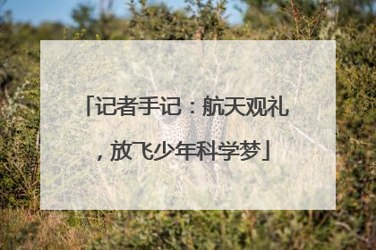 记者手记：航天观礼，放飞少年科学梦