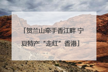 贺兰山牵手香江畔 宁夏特产“走红”香港