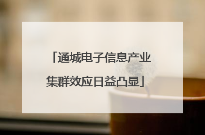 通城电子信息产业集群效应日益凸显