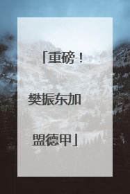 重磅！樊振东加盟德甲