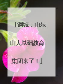 钢城：山东山大基础教育集团来了！