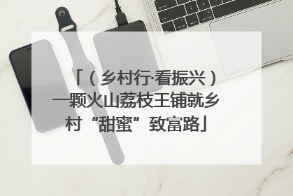 （乡村行·看振兴）一颗火山荔枝王铺就乡村“甜蜜”致富路