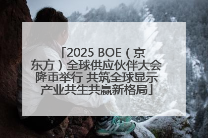 2025 BOE（京东方）全球供应伙伴大会隆重举行 共筑全球显示产业共生共赢新格局