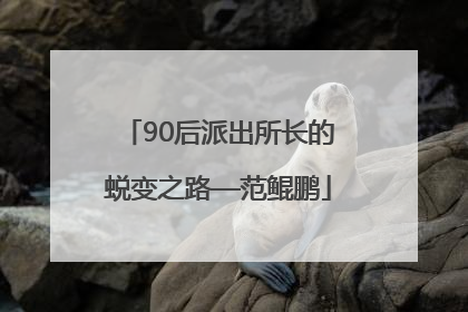 90后派出所长的蜕变之路—范鲲鹏